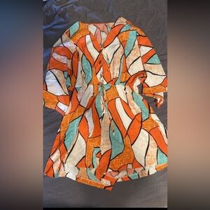 Women’s colorful romper